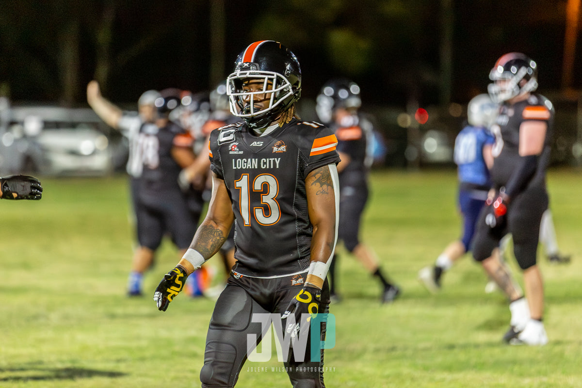 Black/Yellow Receiver Gloves