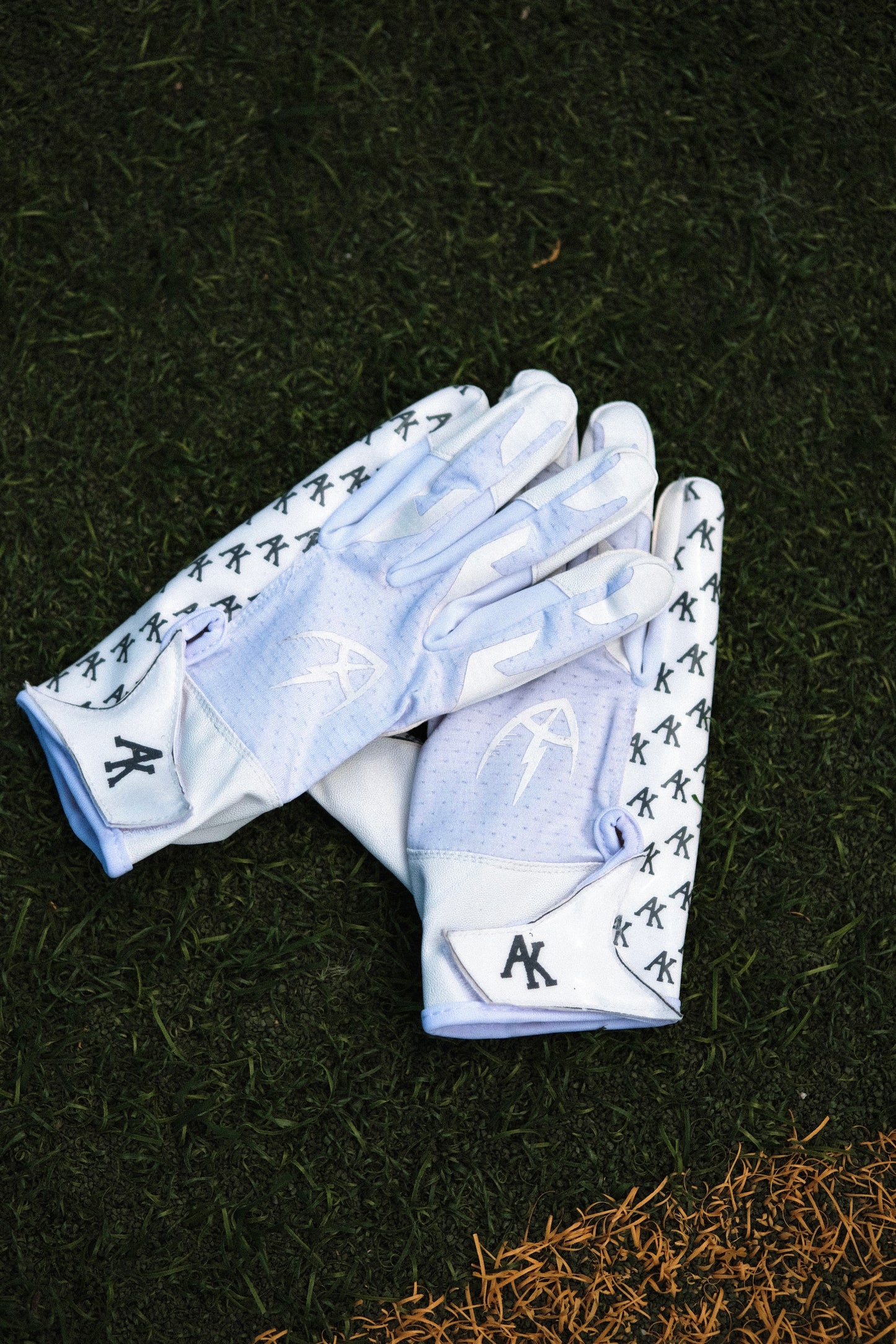 AK Elite 2.0 Receiver Gloves (White/White)