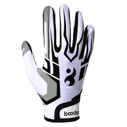 White/Black Receiver Gloves