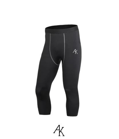 AK 3/4 Compression Pants (Black or White)