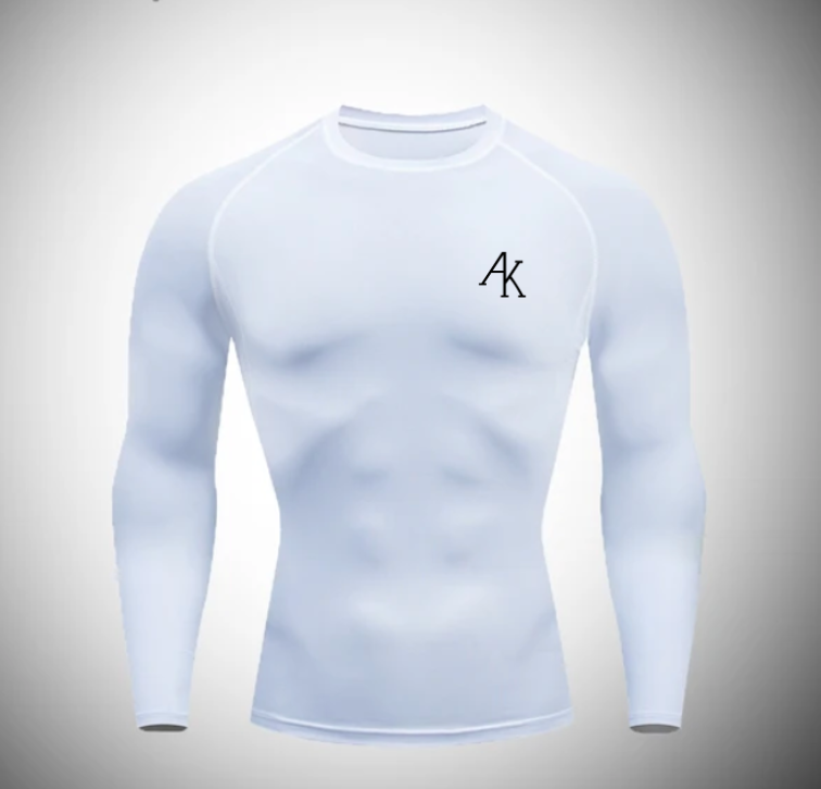 AK L/S Compression Shirt (Black or White)