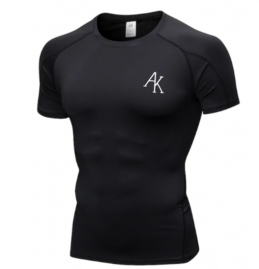 Compression Shirt Short Sleeve (Black or White)