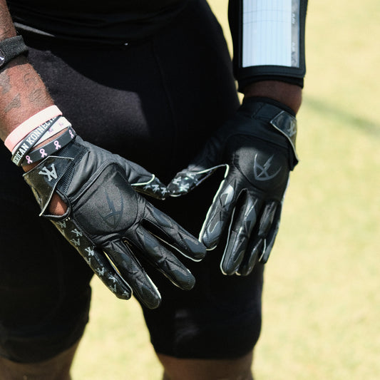 AK Elite 2.0 Receiver Gloves (Black/Black)