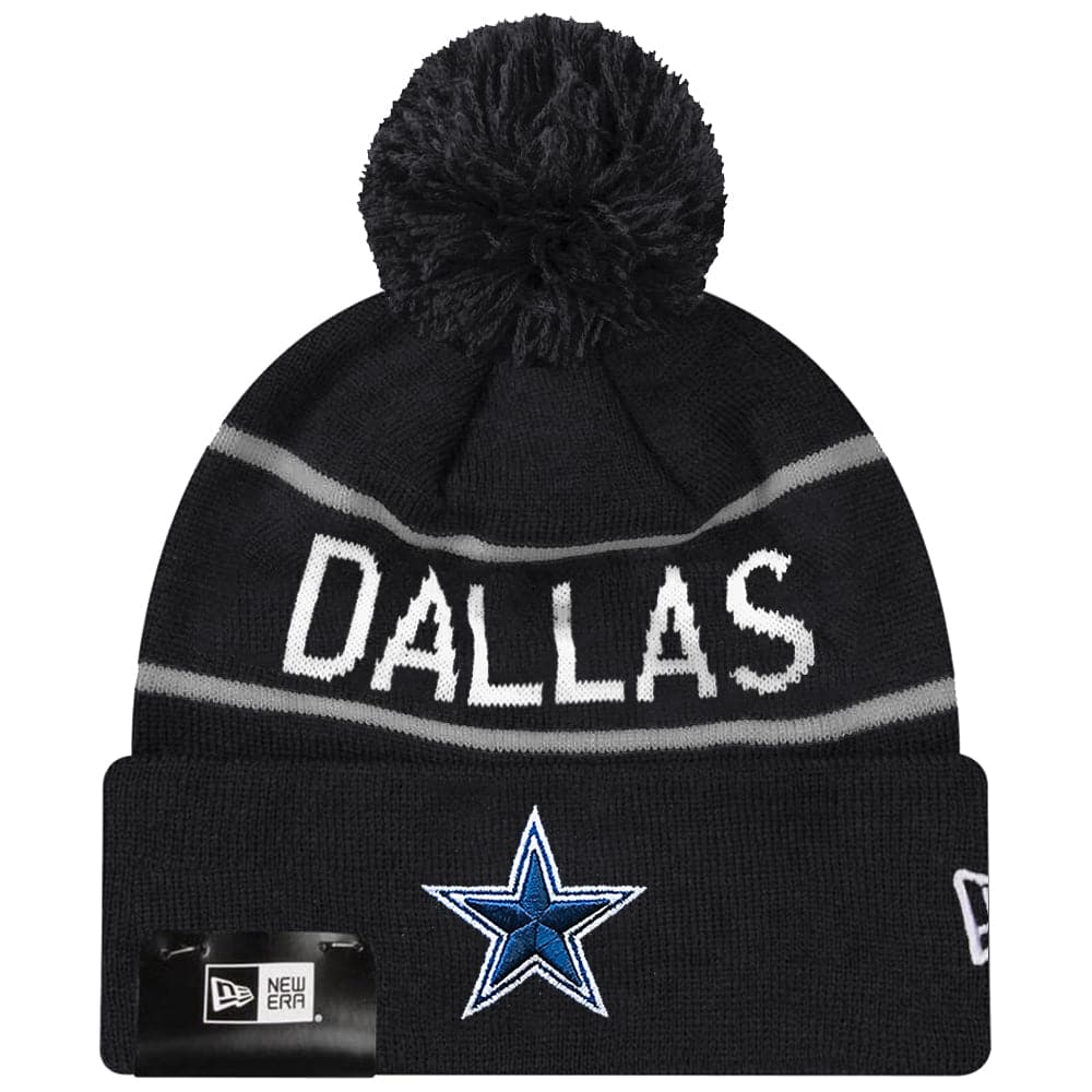 Dallas Cowboys Grey Stripe Beanie