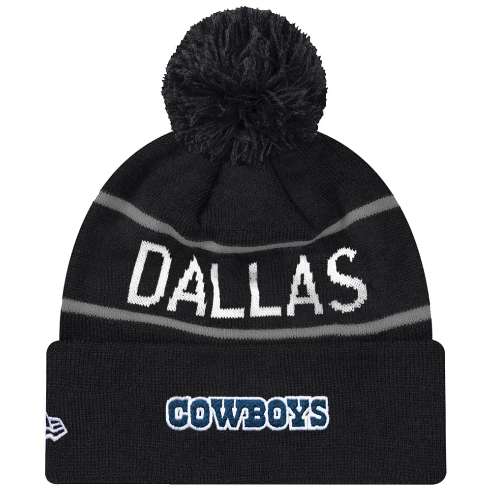 Dallas Cowboys Grey Stripe Beanie