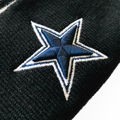 Dallas Cowboys Grey Stripe Beanie