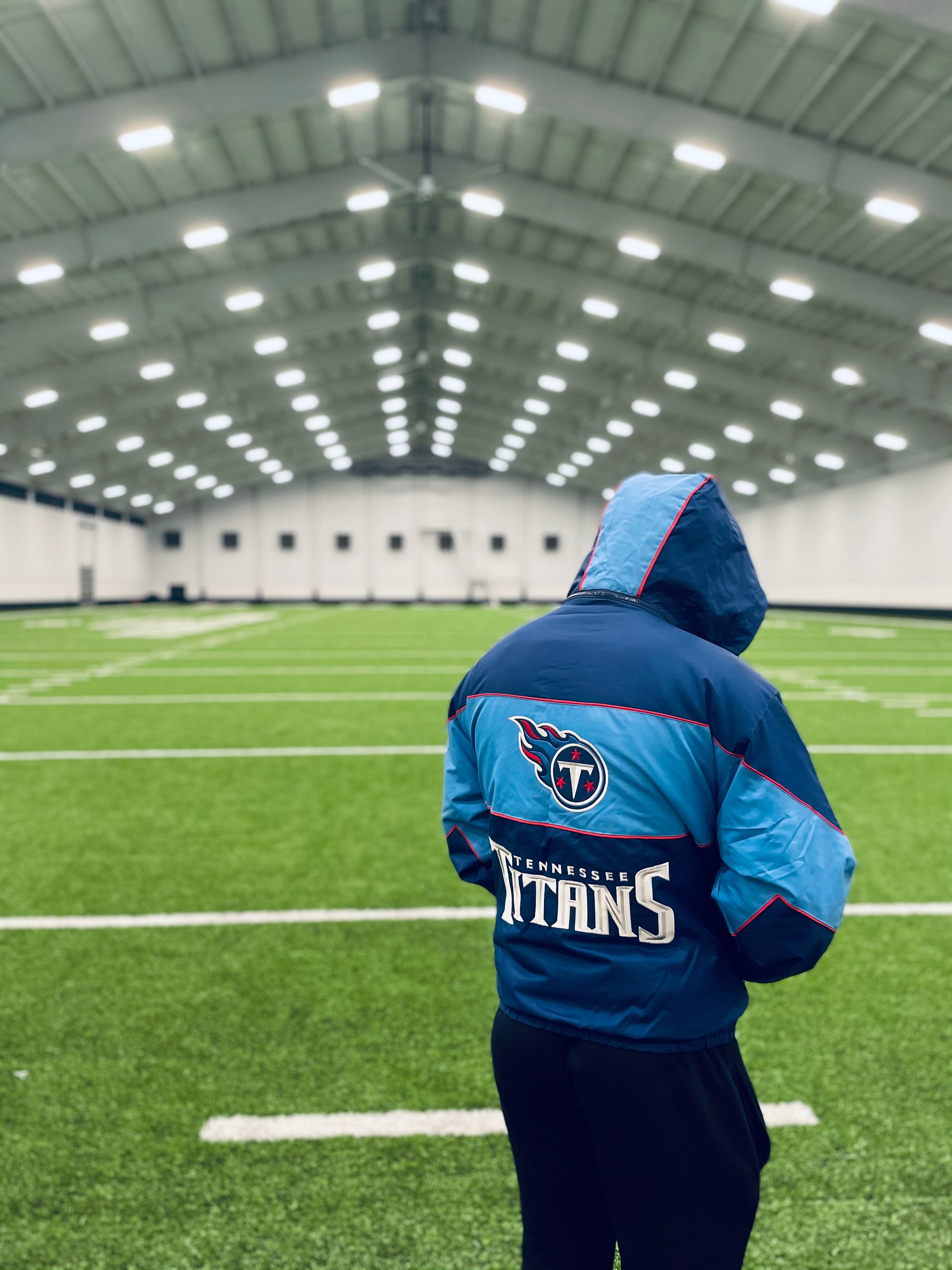 Tennessee Titans Hooded Jacket Large American Konnection