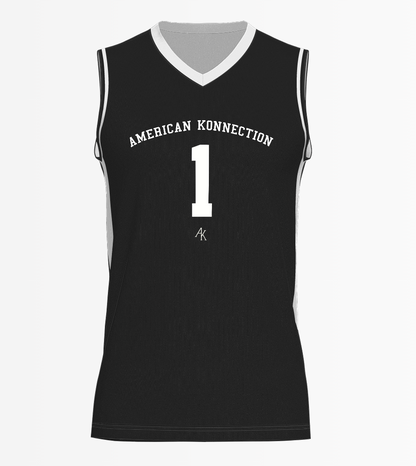 American Konnection Basketball Jersey (Black)