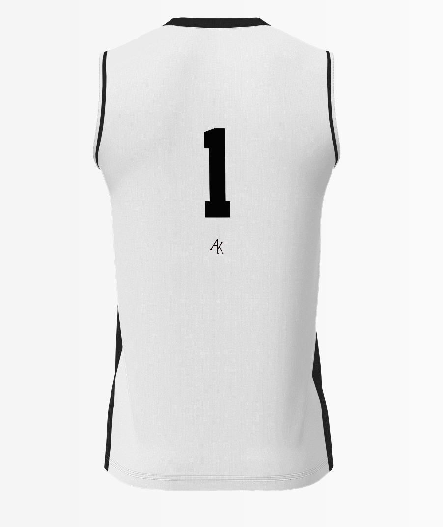 American Konnection Basketball Jersey (White)