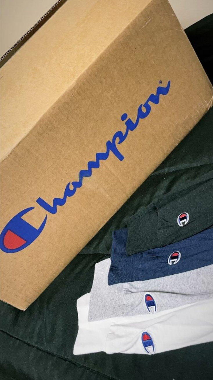 Champion Long Sleeve Shirt (Black)