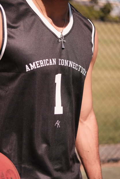 American Konnection Basketball Jersey (Black)