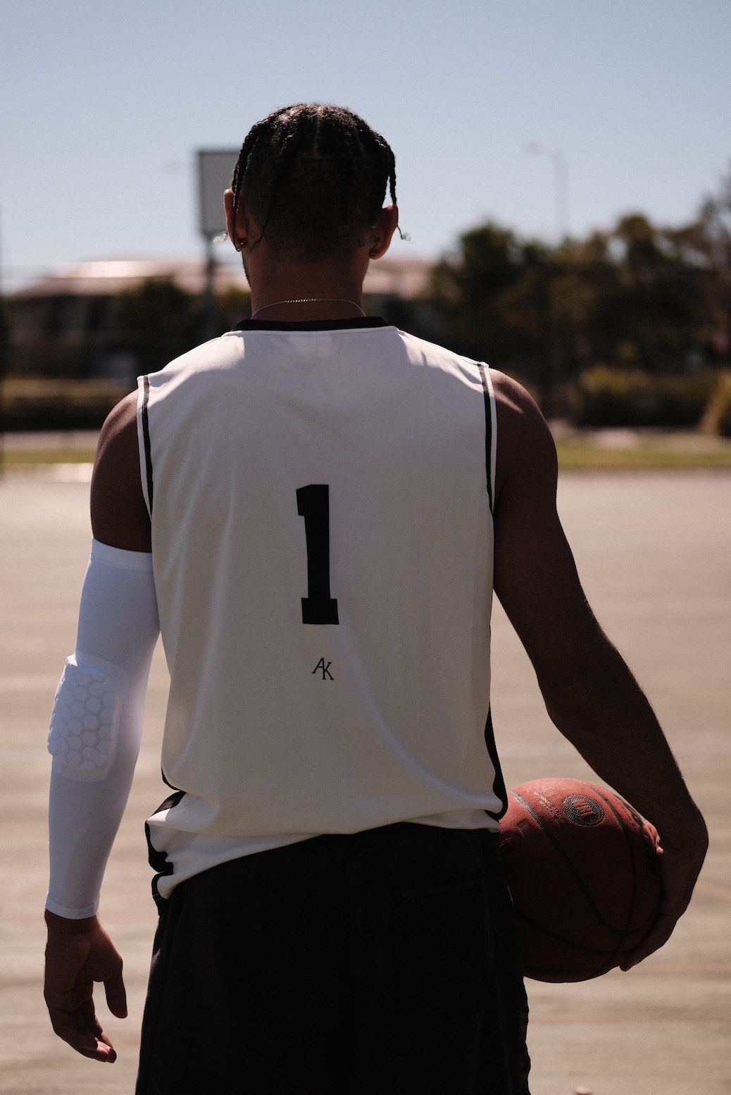 American Konnection Basketball Jersey (White)