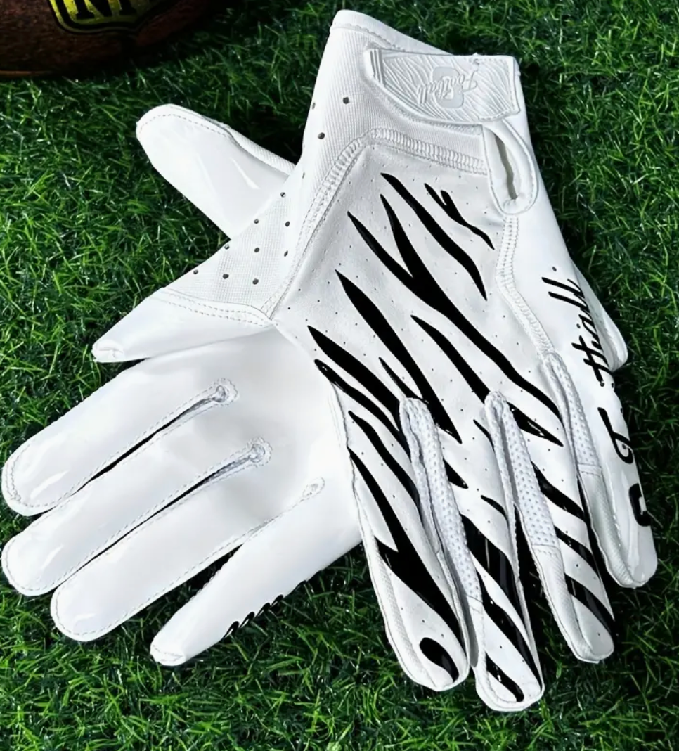 Youth Receiver Gloves (White)