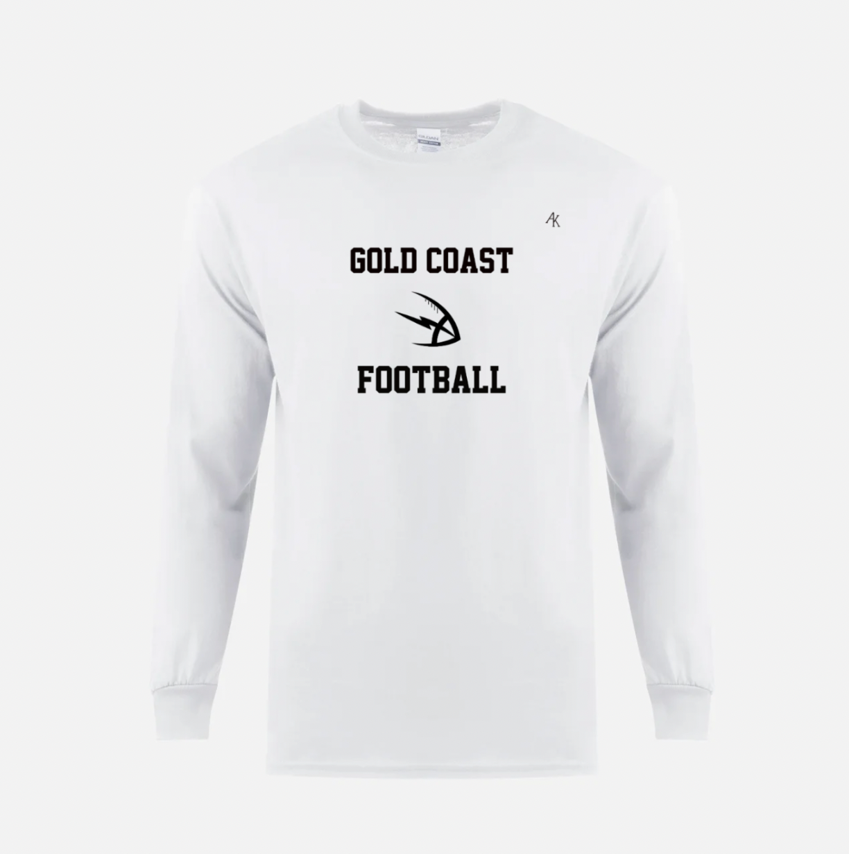 Gold Coast Football Long Sleeve Shirt (White)