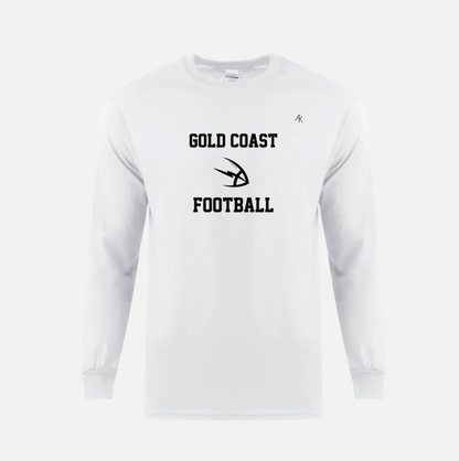 Gold Coast Football Long Sleeve Shirt (White)