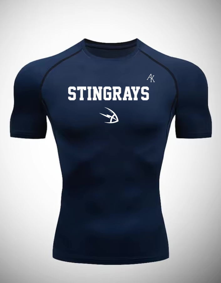 Gold Coast Compression Shirt (Navy)