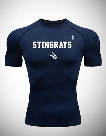 Gold Coast Compression Shirt (Navy)