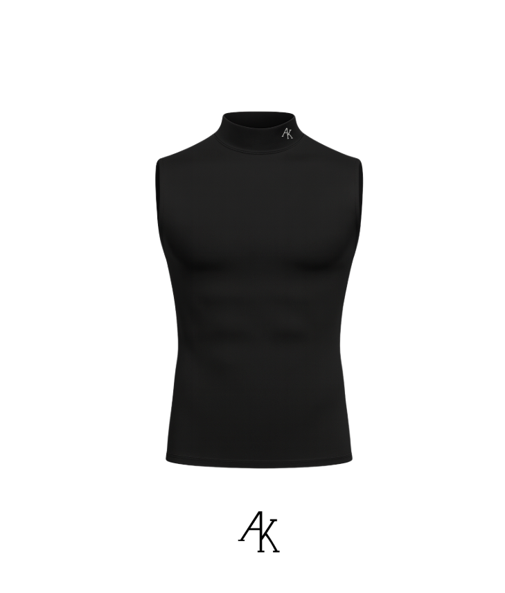 AK Turtleneck Compression Sleeveless Singlet