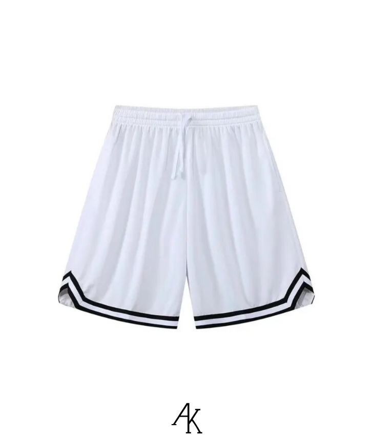 AK ELITE Training Shorts (White)